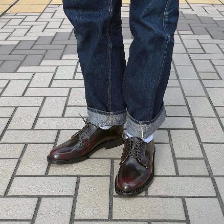 プレーンレースアップシューズ #711（01007110）men（メンズ）