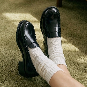 ベルトヒールアップローファー #4710