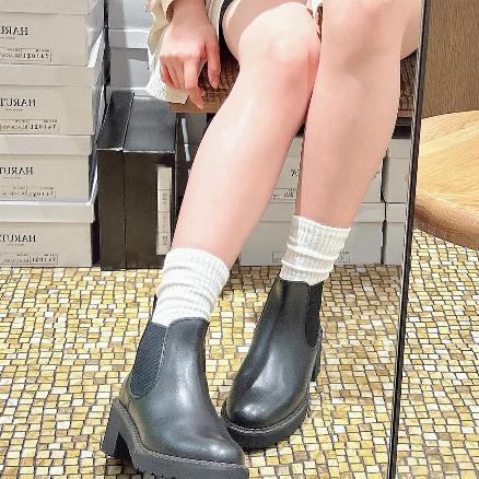 ヒールアップチェルシーブーツ #7410XL（017410XL）women