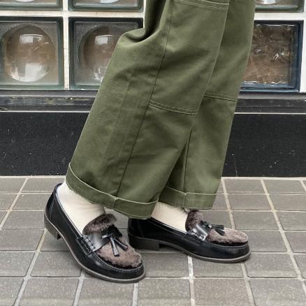 フェイクファータッセルローファー #FF231（01FF2310）|women