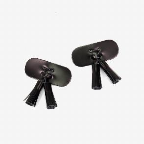 お値下げしました！【美品】HEREU BORLADA タッセルレザーミュール お値下げしました！【美品】HEREU BORLADA タッセルレザーミュール