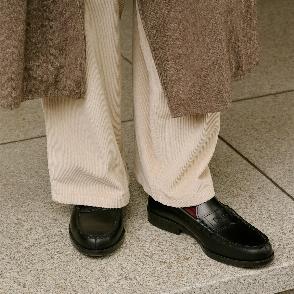 オイルドレザーコインローファー  #LX906 