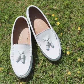 ソフト素材のスコッチガードタッセルローファー #SD303