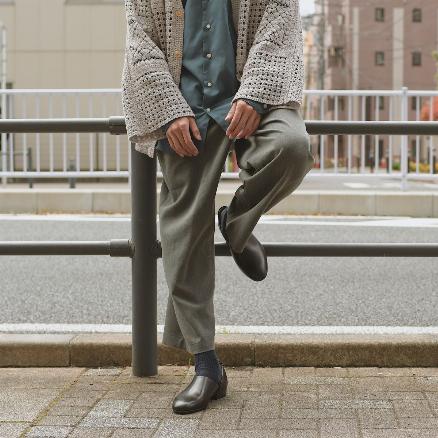 スムース素材のスポックシューズ #SF850（01SF850S）men（メンズ）